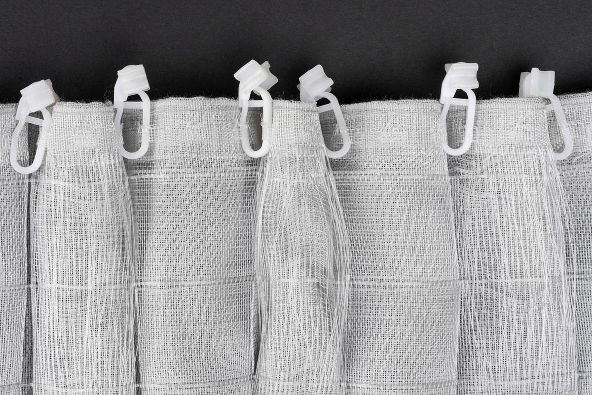 Kombivorhang 2er Pack Breeze grau B/L: ca. 135x245 cm Breeze - grau (135,00/245,00cm)