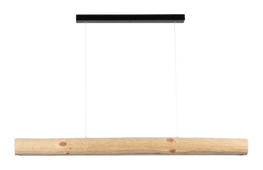 SPOT Light Pendelleuchte SP-69660104  Lucas natur schwarz transparent Acryl Holz Metall H/L/D: ca. 112x15x10 cm 1.0 Brennstellen Lucas - natur/schwarz (10,00/112,00cm) - SPOT Light