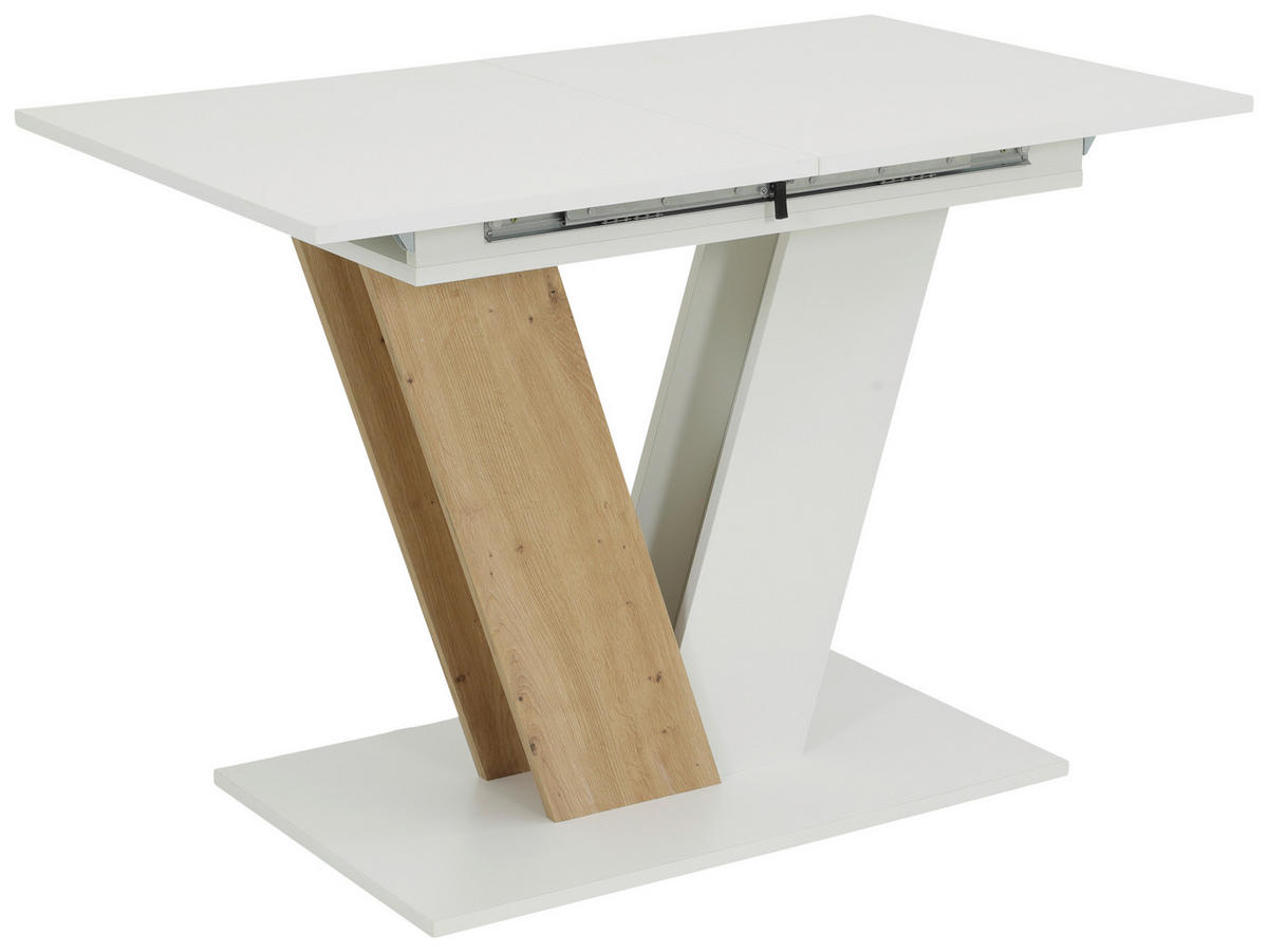 Esstisch Siena weiß Eiche B/H/T: ca. 150x76x70 cm Siena - Eiche/weiß (150,00/76,00/70,00cm) - Hela