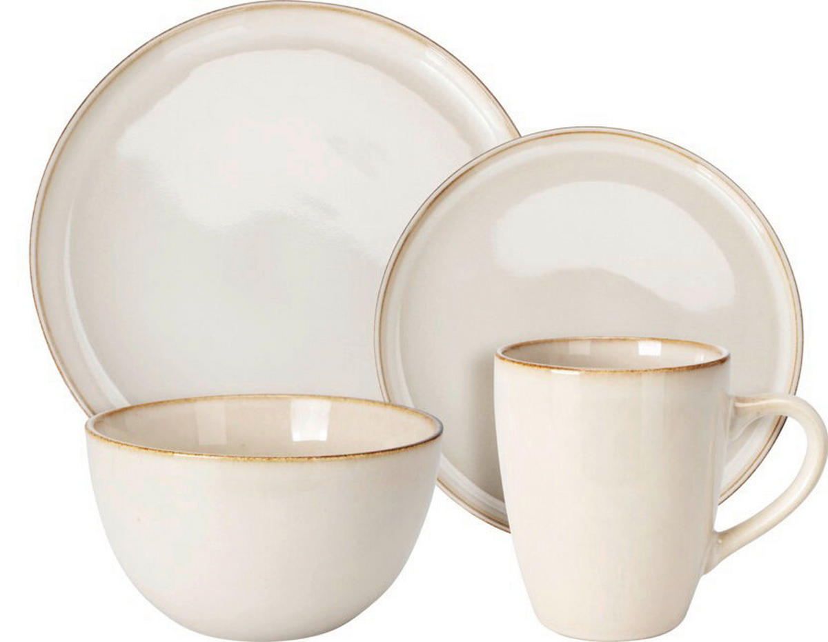 Kaffeeservice creme Steinzeug 16 tlg. Kaffeeservice_16tlg. - creme