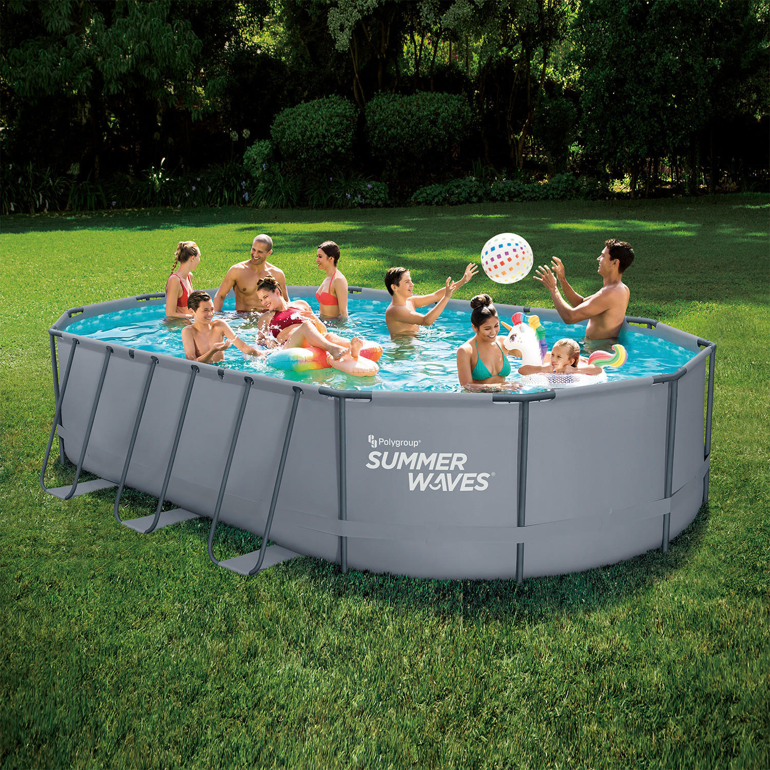 Summer Waves Poolset Active Frame B/H/L:...