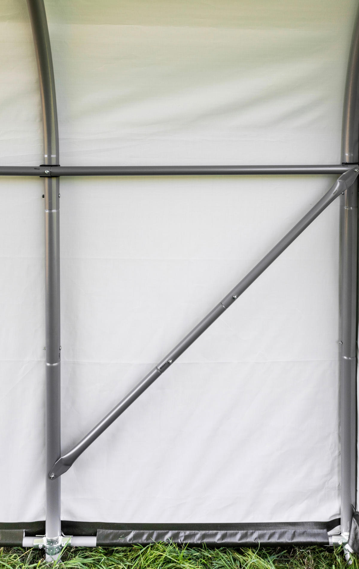 ShelterLogic Weidezelt 49,6m² grün Kunststoff B/H/T: ca. 670x380x730 cm 49,6m² - grün (670,00/380,00/730,00cm) - ShelterLogic