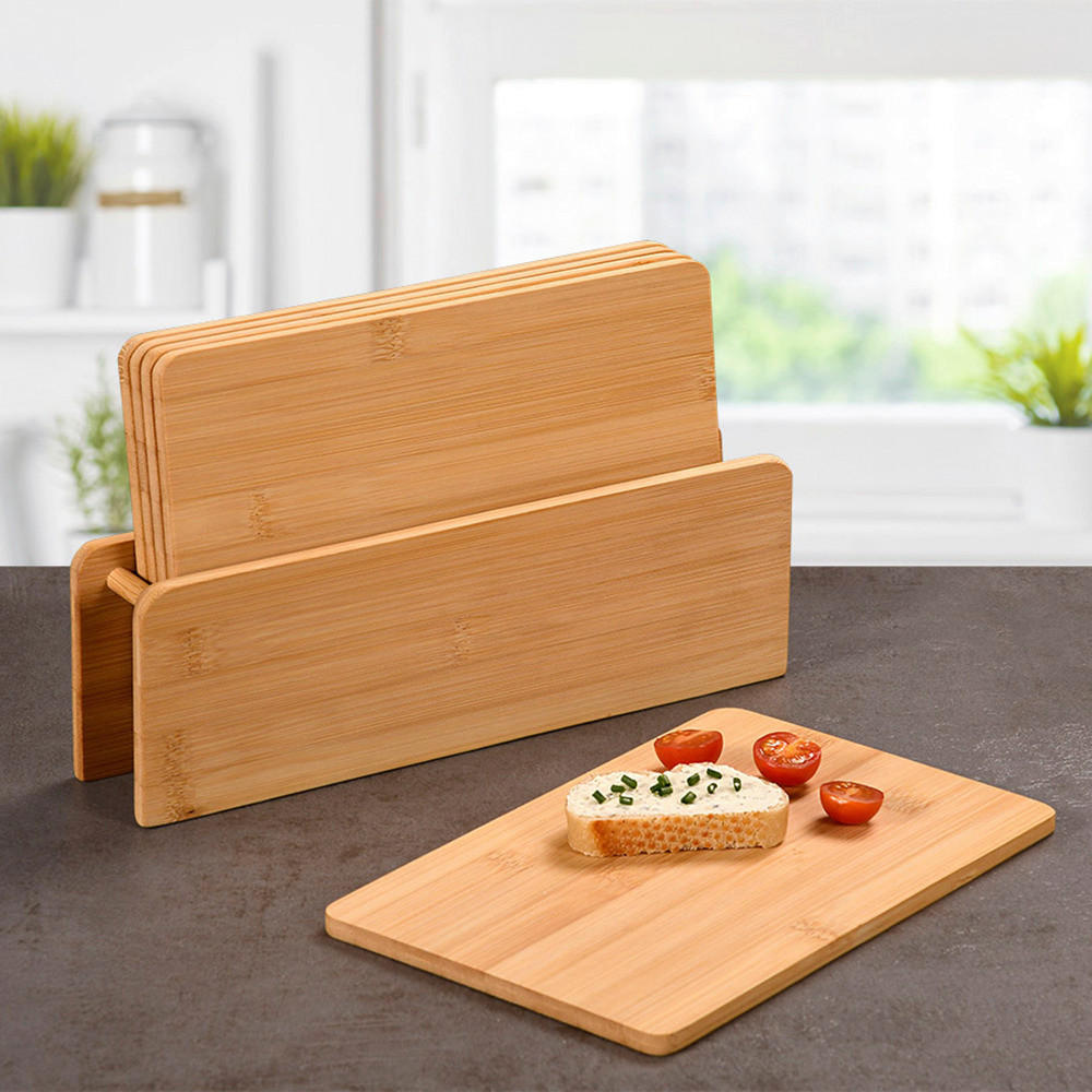 Kesper Brettchenständer natur Bambus B/H/L: ca. 6x18x29 cm Brettchenständer - natur (29,00/6,00/18,00cm) - Kesper