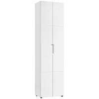 Mehrzweckschrank Mailand 10 weiß weiß Hochglanz B/H/T: ca. 53x202x35 cm Mailand 10 - weiß (53,00/202,00/35,00cm)