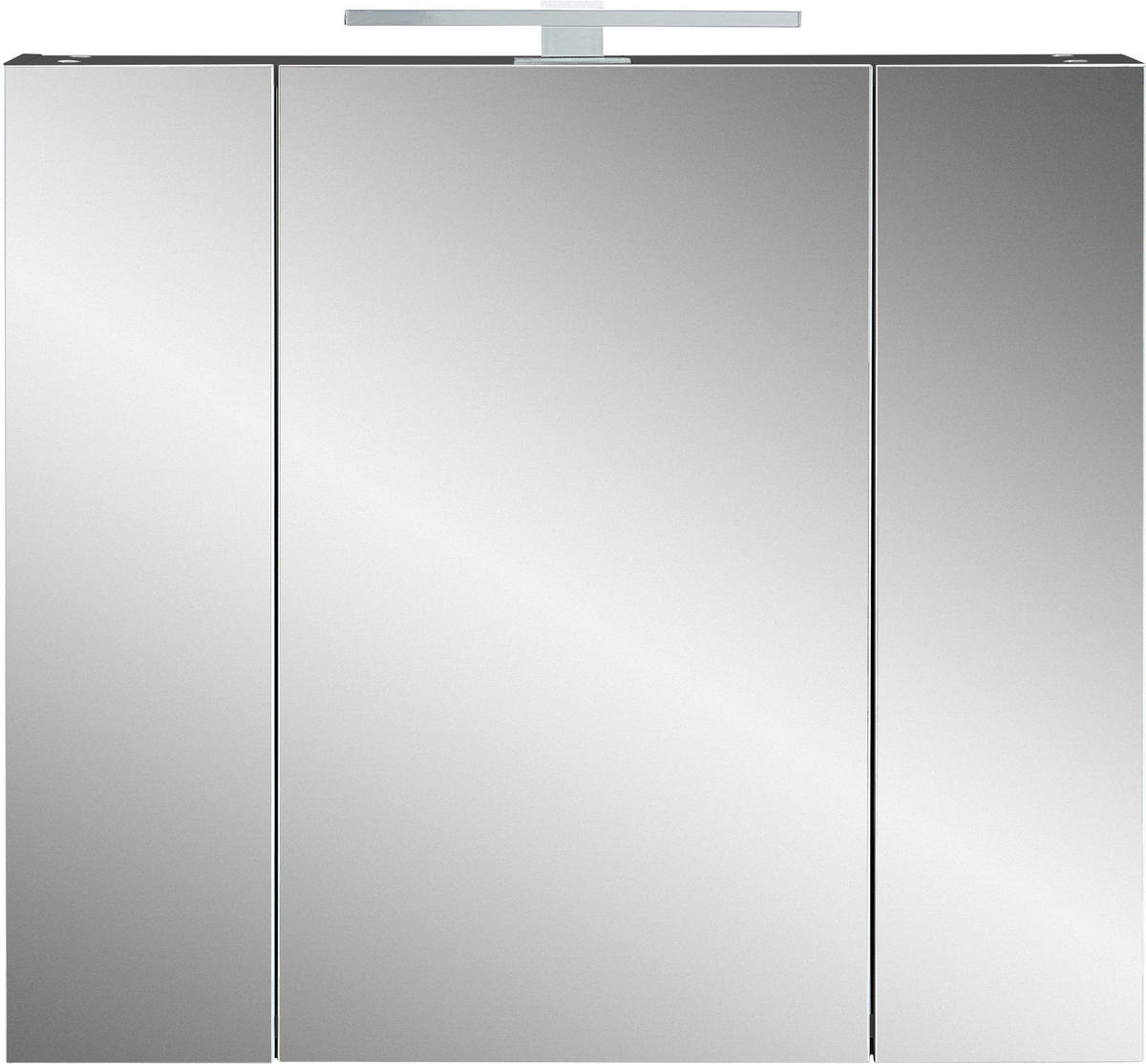 Spiegelschrank 2754-547 Graphit B/H/T: ca. 76x71x23 cm 2754-547 - Graphit (76,00/71,00/23,00cm) - Germania