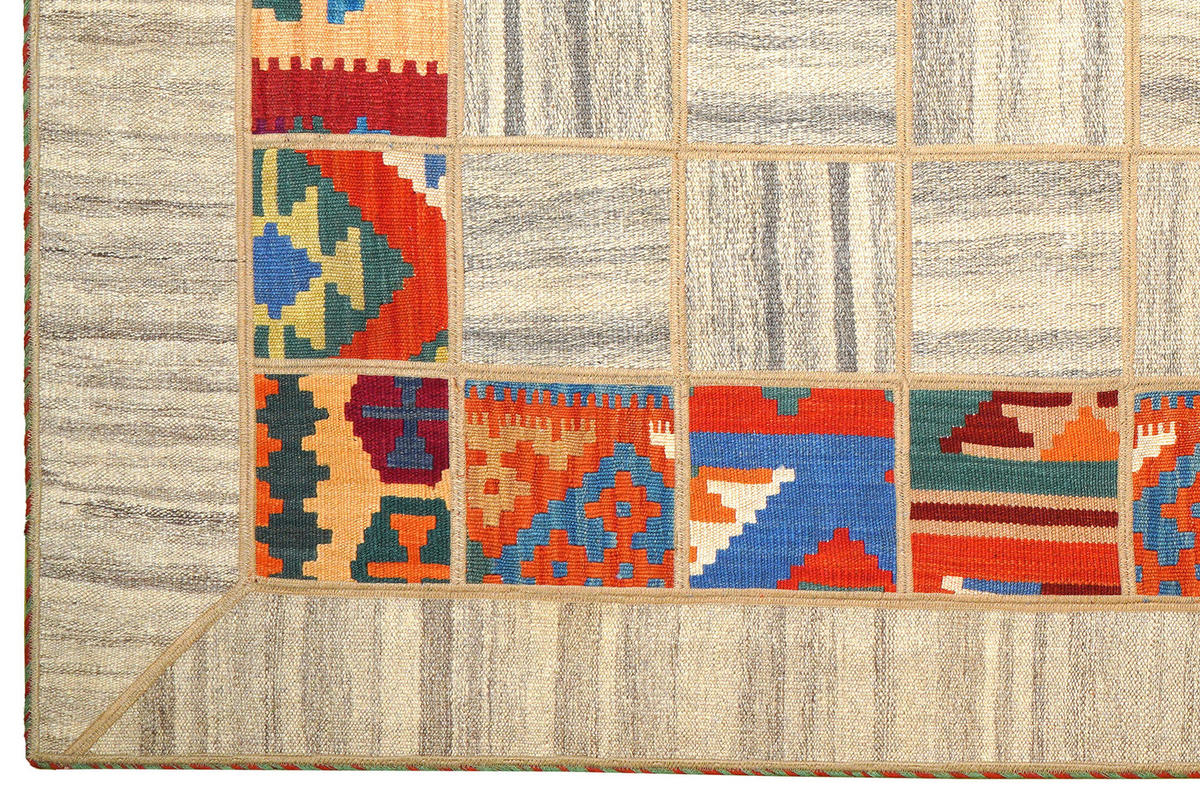 PersaTepp Teppich Kelim Tekkehdouz beige B/H/L: ca. 150x1x200 cm Kelim Tekkehdouz - beige (200,00/150,00/1,00cm) - PersaTepp