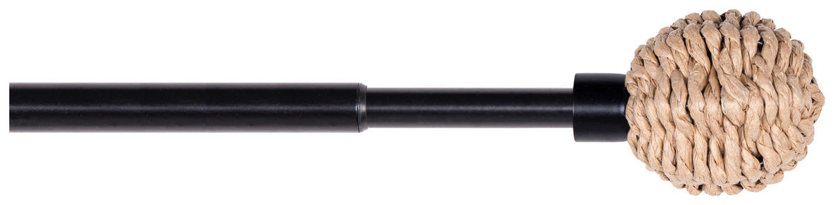 Stilgarnitur Boho schwarz Metall D: ca. 1,6 cm ausziehbar von ca. 130 bis 240 cm 1.0 Läufe Boho - schwarz (1,60cm)