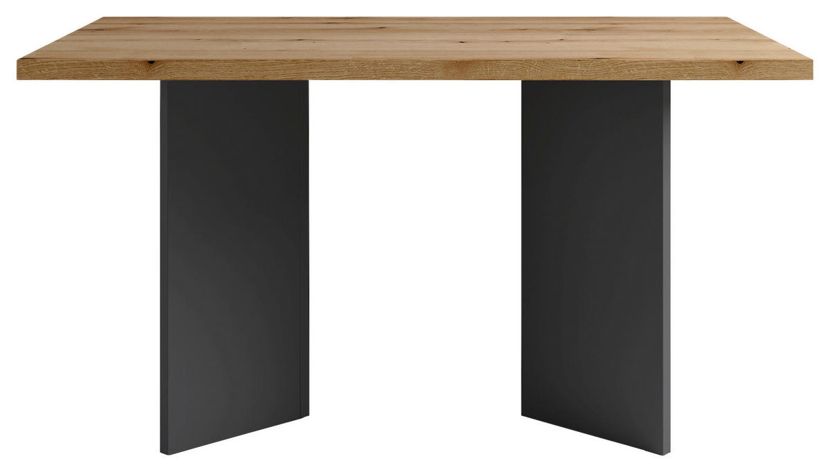 Tisch MARTEN Eiche anthrazit B/H/T: ca. 138x75,5x90 cm MARTEN - Eiche/anthrazit (138,00/75,50/90,00cm) - byLIVING