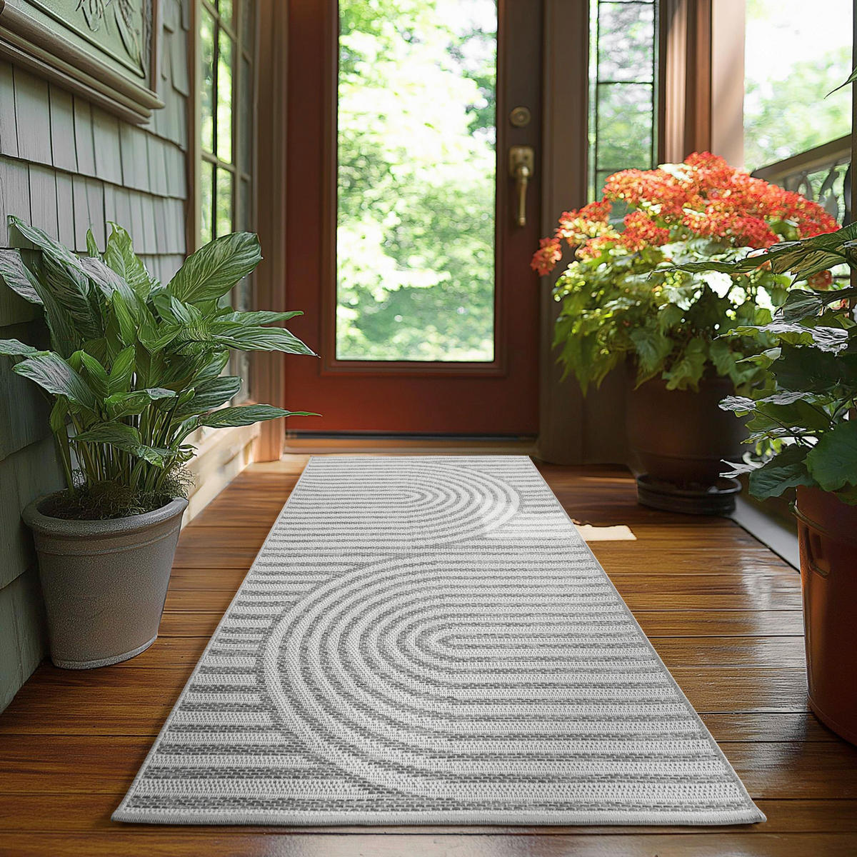 Ayyildiz Outdoorteppich DESERT grau B/L: ca. 80x150 cm DESERT - grau (80,00/150,00cm) - Ayyildiz