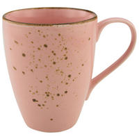 CreaTable Kaffeebecher NATURE COLLECTION rosa Steinzeug NATURE COLLECTION - rosa - CreaTable