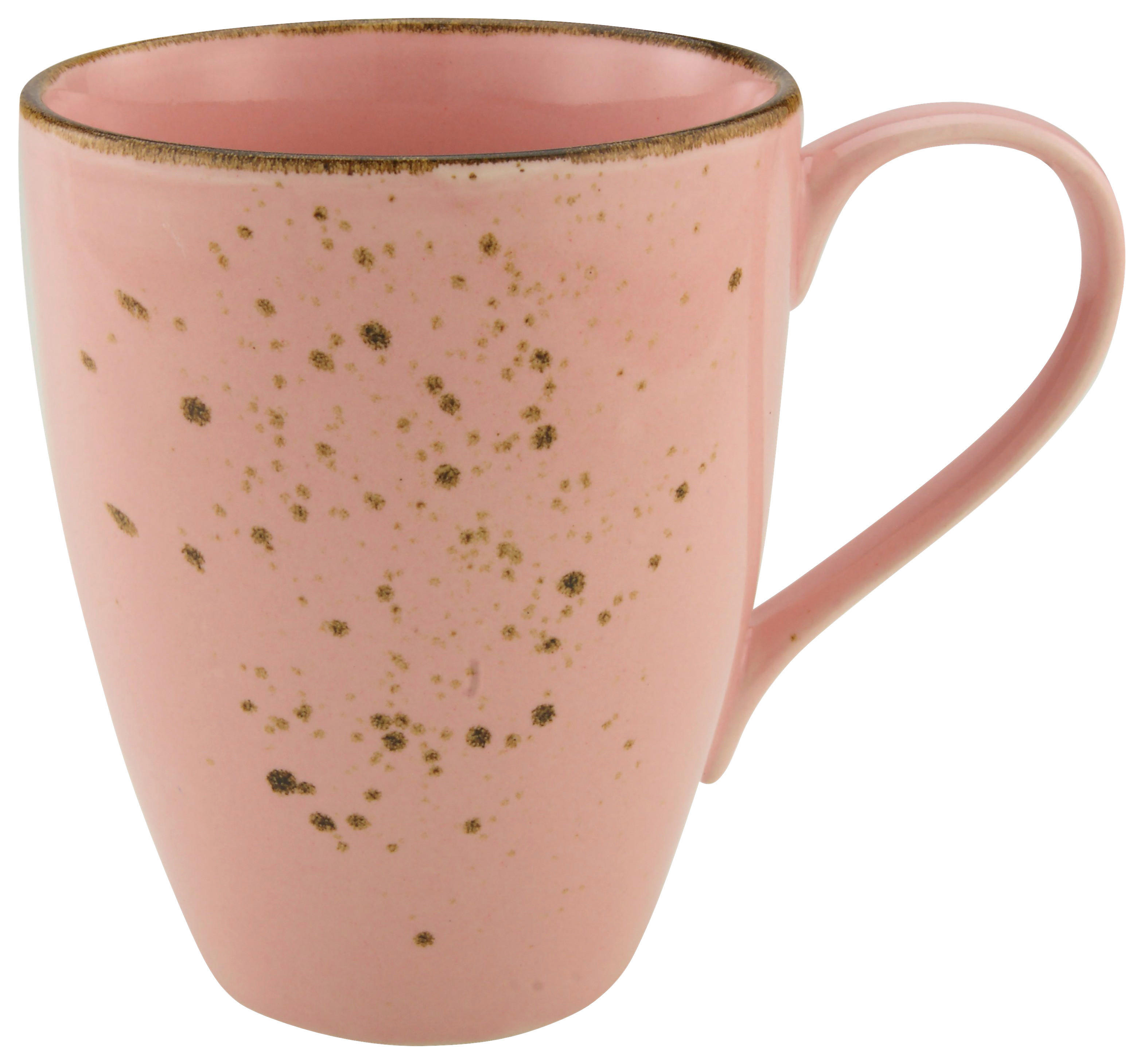 CreaTable Kaffeebecher NATURE COLLECTION rosa Steinzeug