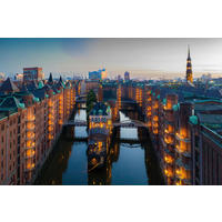 Bönninghoff Keilrahmenbild Hamburg B/H/L: ca. 118x2x78 cm Keilrahmenbild 78x118cm - (78,00/118,00/2,00cm) - Bönninghoff