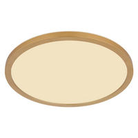 GLOBO LED-Deckenleuchte messing Opal Kunststoff H/D: ca. 2,5x42 cm SAPANA - messing/Opal (42,00/2,50cm) - GLOBO