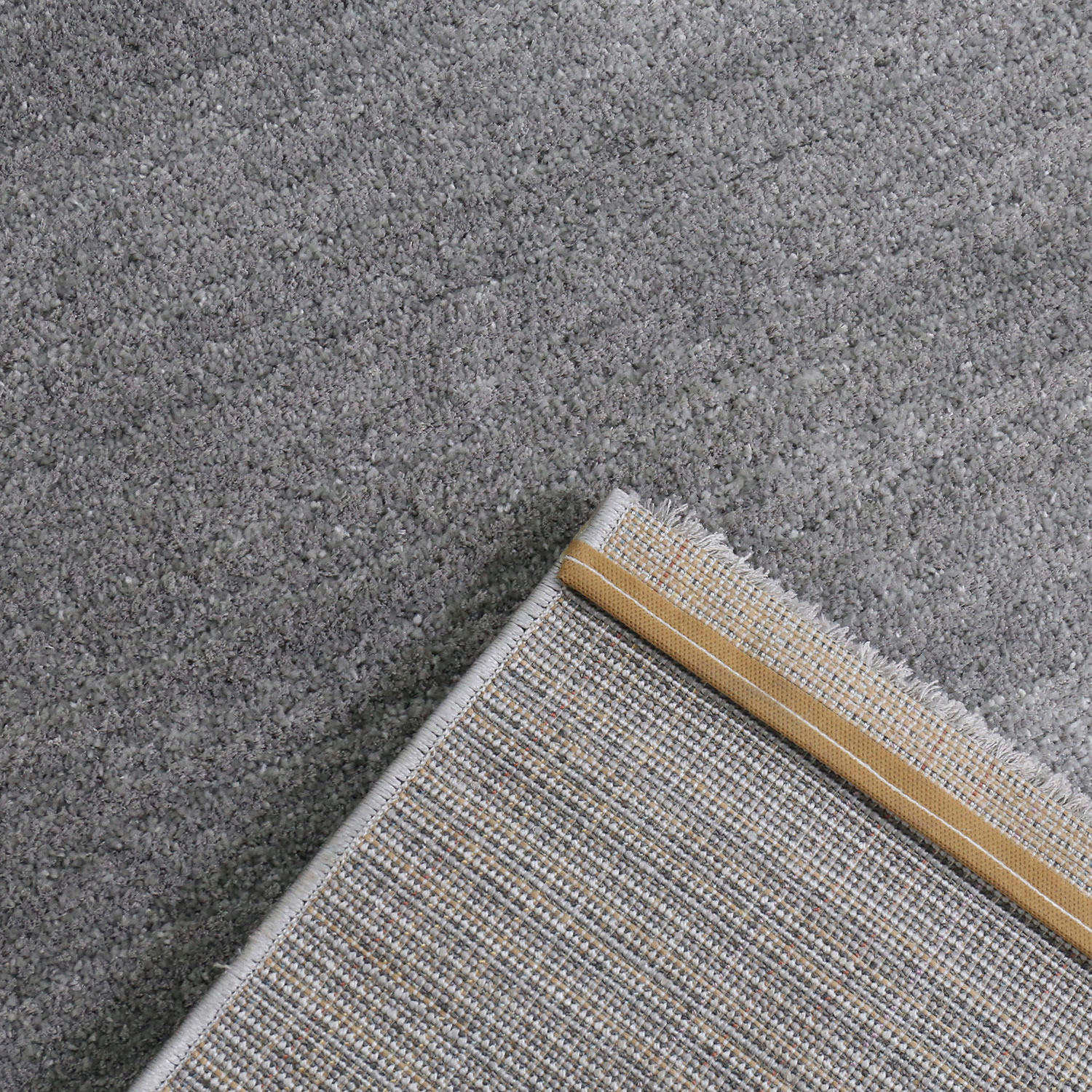 Hochflorteppich Monza grau B/L: ca. 120x170 cm Monza - grau (120,00/170,00cm)