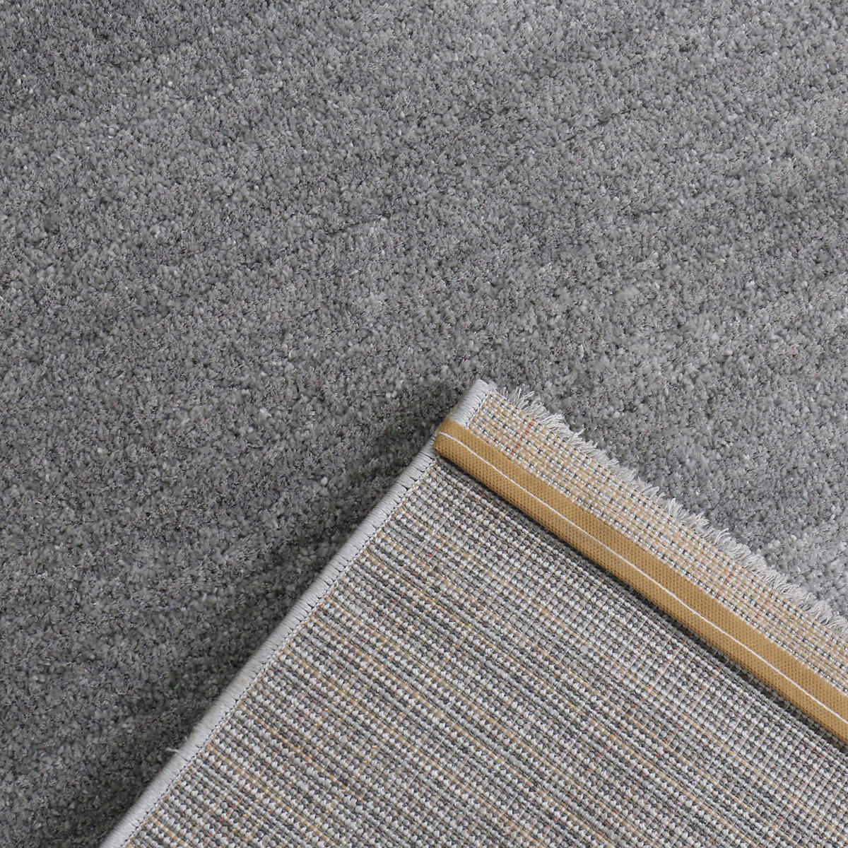 Hochflorteppich Monza grau B/L: ca. 120x170 cm Monza - grau (120,00/170,00cm)
