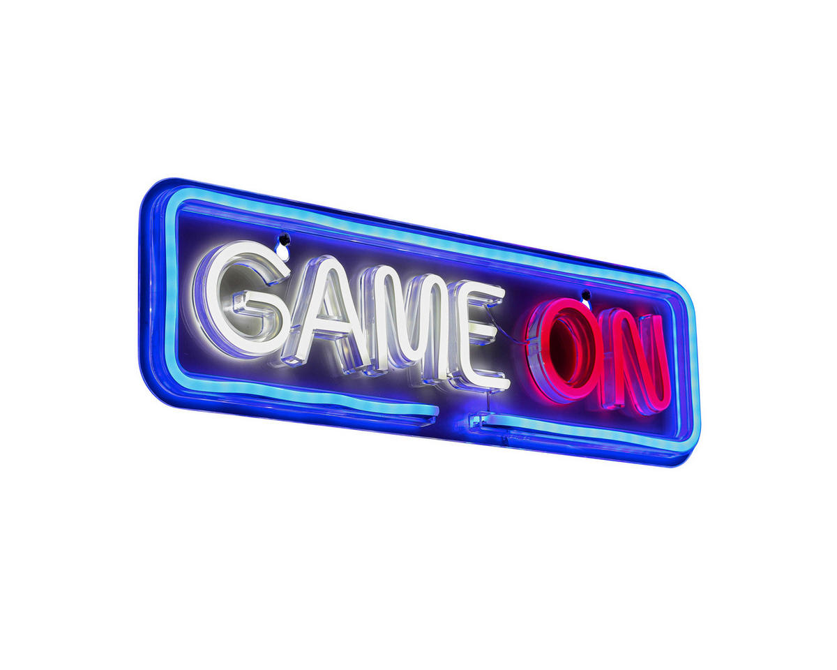 Nolo LED-Neon_Wandleuchte Acryl B/H/L: ca. 14x1,6x39 cm LED-Neon-Wandleuchte_Game - (39,00/14,00/1,60cm) - Nolo