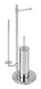 Stand-WC-Garnitur Chrom Edelstahl Stand-WC-Garnitur_Universalo - Chrom (20,00/30,00/70,00cm) - WENKO