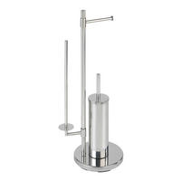 Stand-WC-Garnitur Chrom Edelstahl Stand-WC-Garnitur_Universalo - Chrom (20,00/30,00/70,00cm) - WENKO