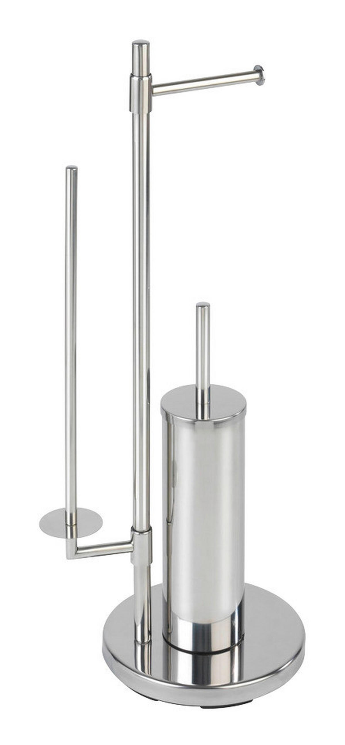 Stand-WC-Garnitur Chrom Edelstahl Stand-WC-Garnitur_Universalo - Chrom (20,00/30,00/70,00cm) - WENKO