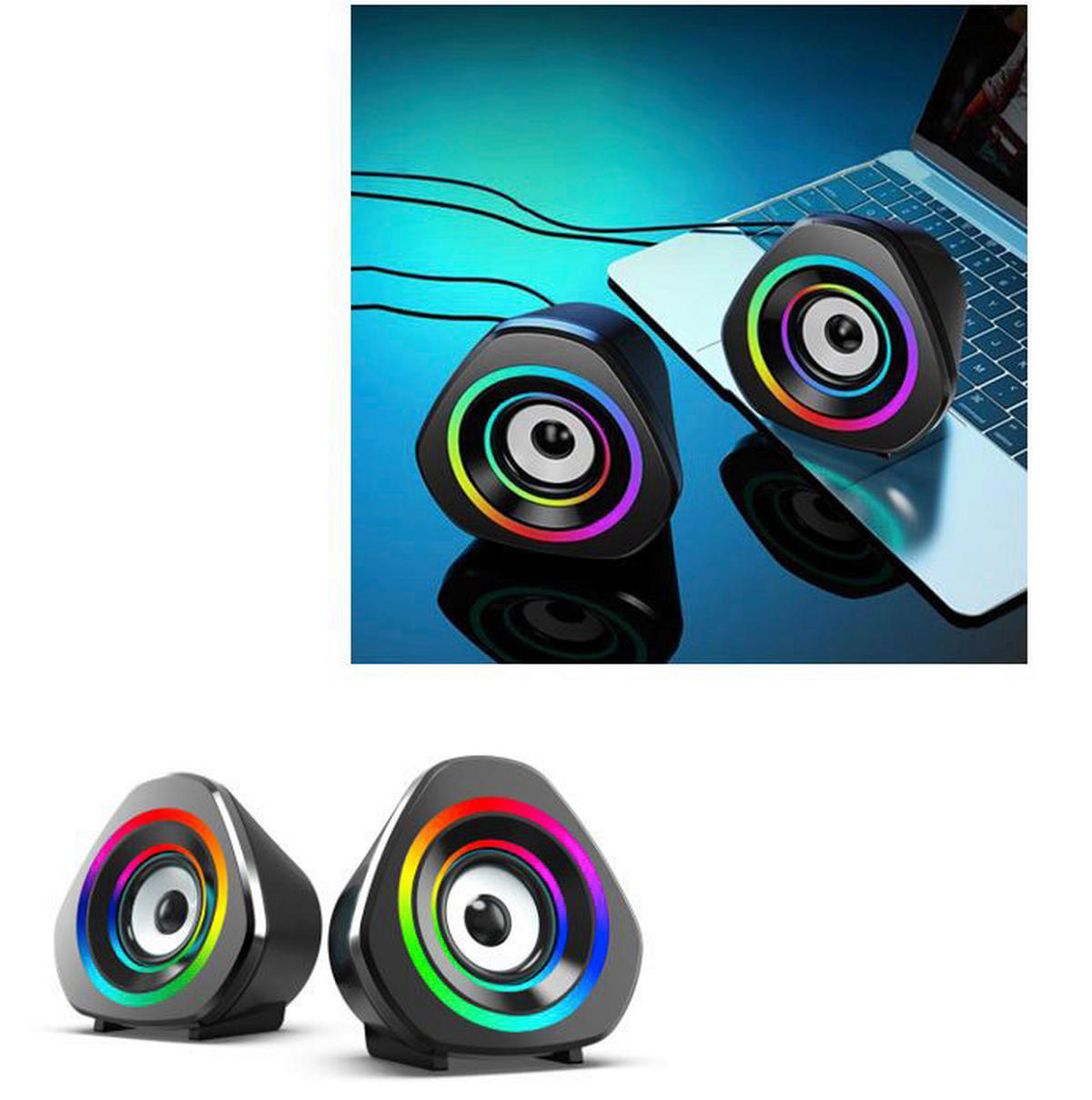 Desktop-Lautsprecher CS2248 LED-Desktop-Lautsprecher CS2248