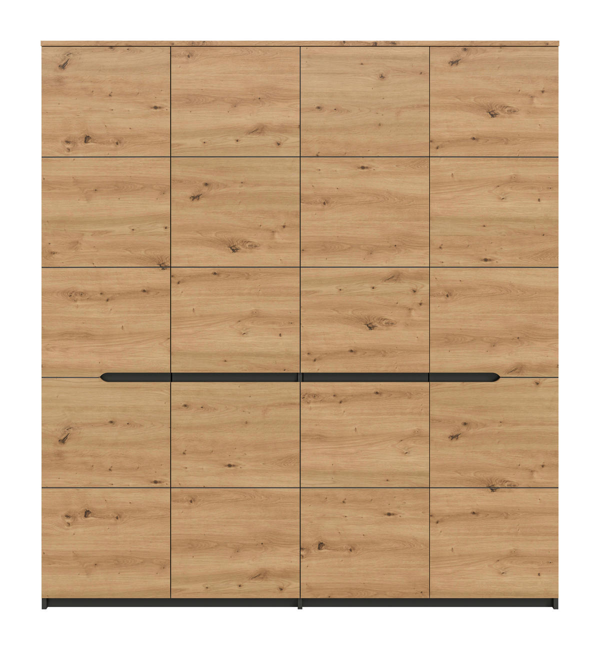 Kleiderschrank CANU basaltgrau Artisan Nachbildung B/H/T: ca. 180x198x59 cm CANU - basaltgrau (180,00/198,00/59,00cm) - xonox.home