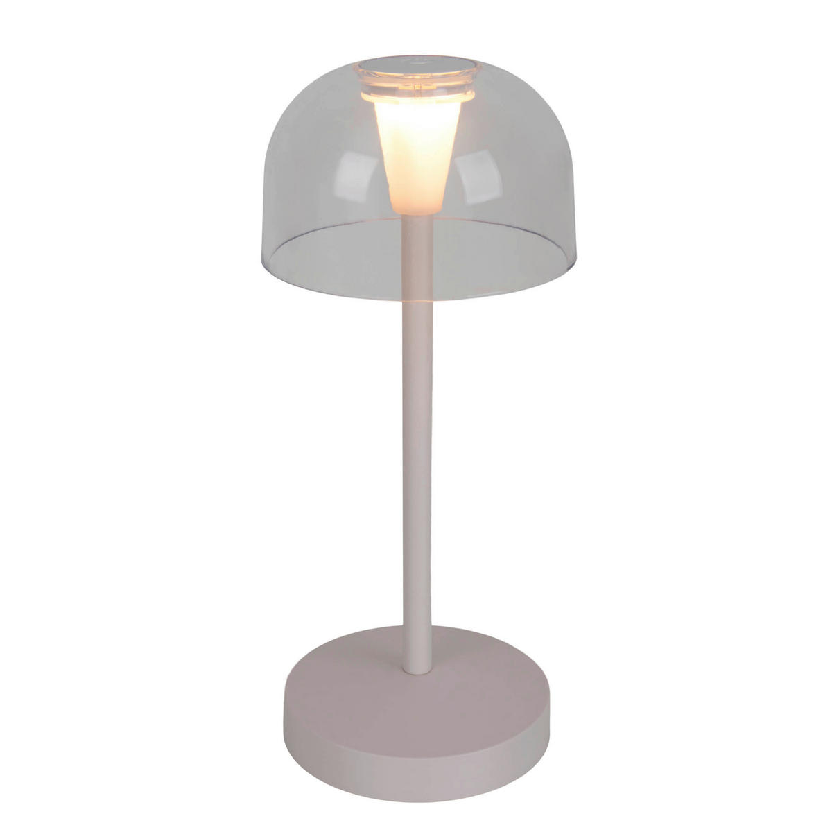 LED-Außentischleuchte weiß B/H/T/D: ca. 8x18,5x8x8 cm GOMBA - weiß (8,00/18,50/8,00cm) - Näve Leuchten