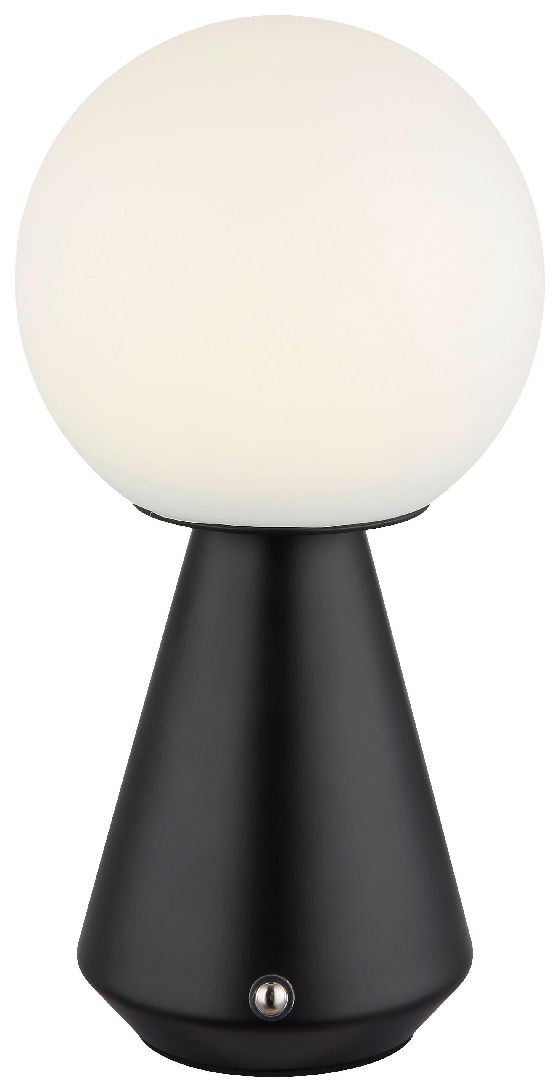 GLOBO Tischleuchte SORA - Opal/mattschwarz (12,00/23,50cm) - GLOBO