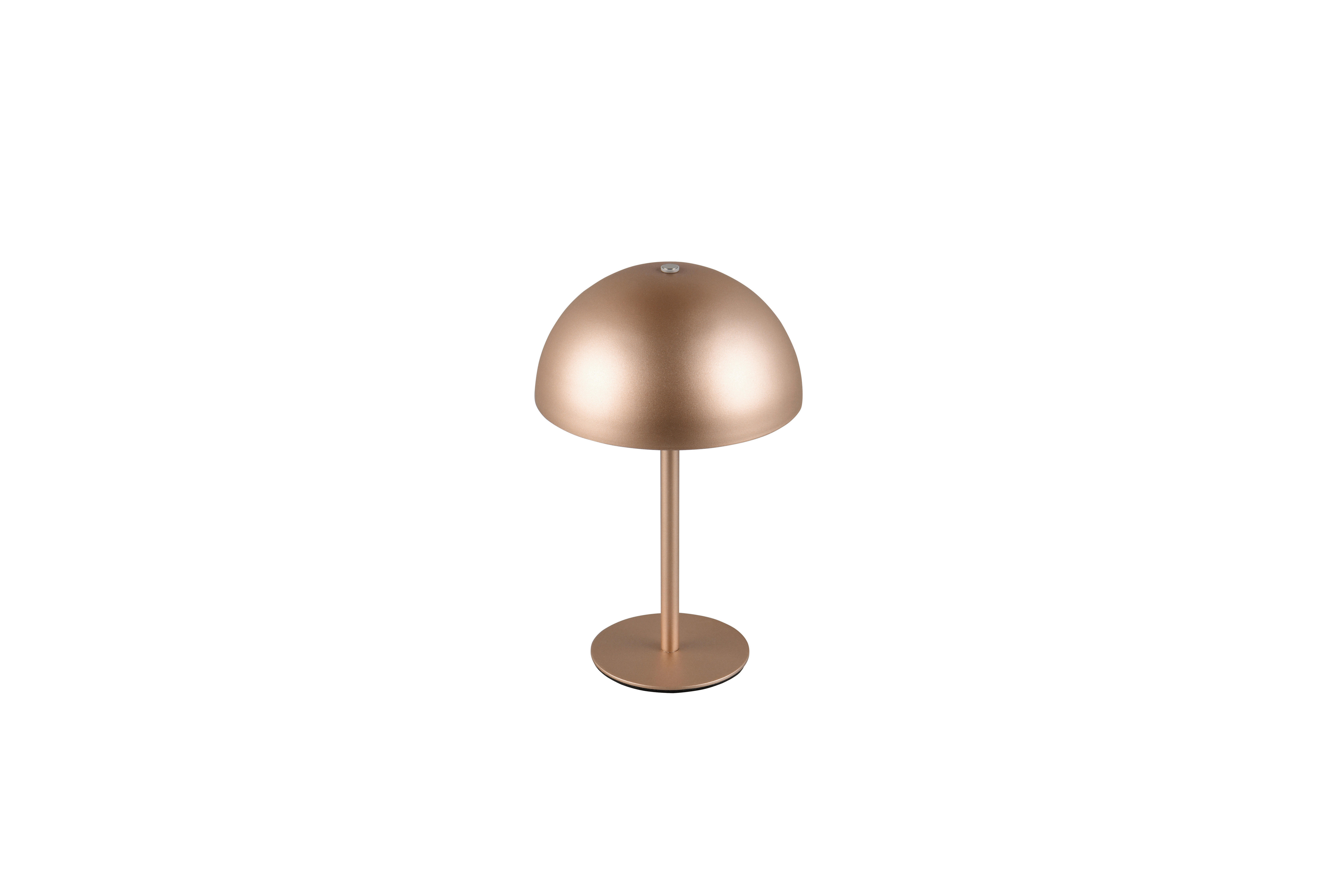 Reality LED Tischleuchte MUNOZ kaffee Metall H: ca. 21 cm 1 Brennstellen Munoz - kaffee (21,00cm) - Reality