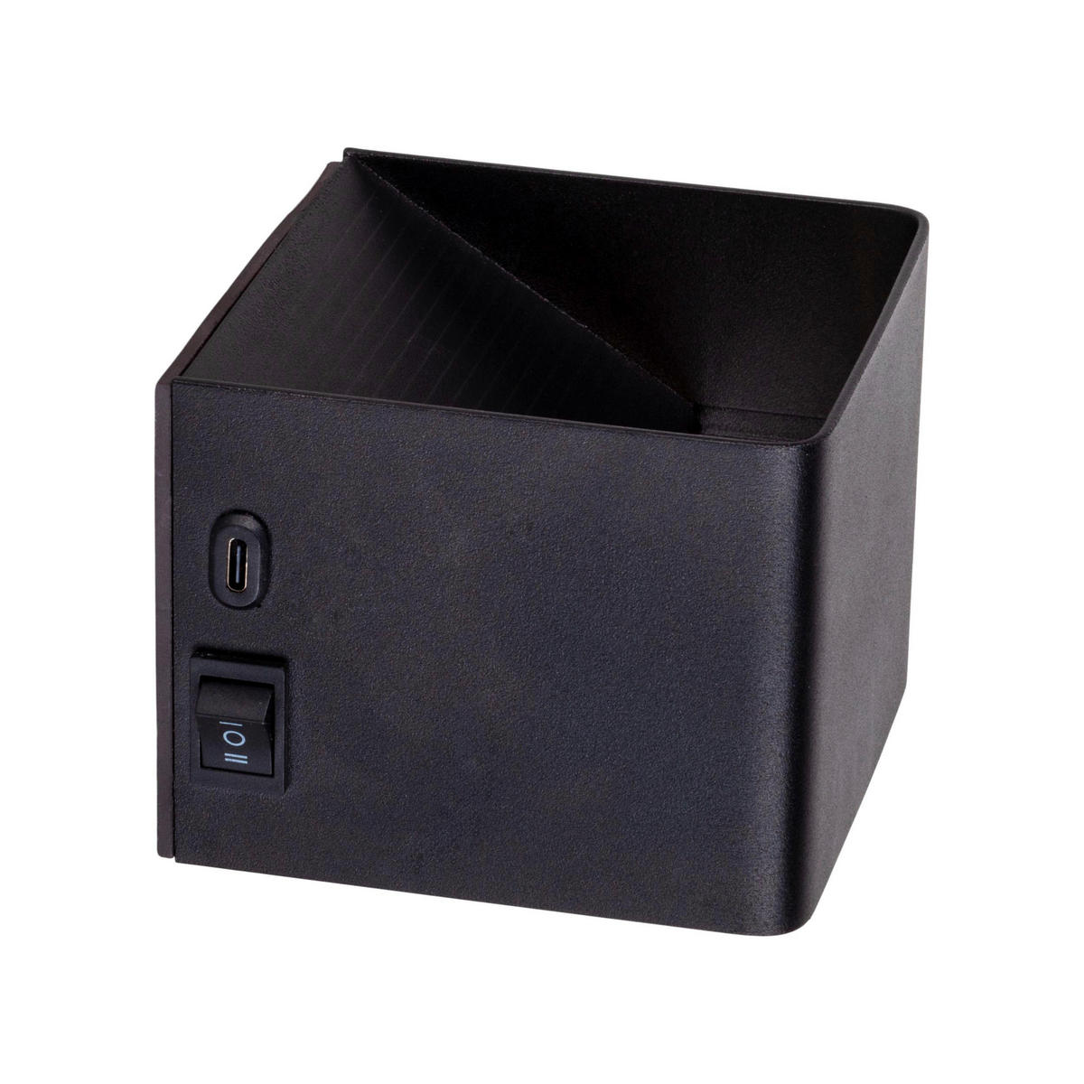 Näve Leuchten LED-Wandleuchte schwarz Metall B/H/T: ca. 10x8x10 cm CUBE - schwarz (10,00/8,00/10,00cm) - Näve Leuchten
