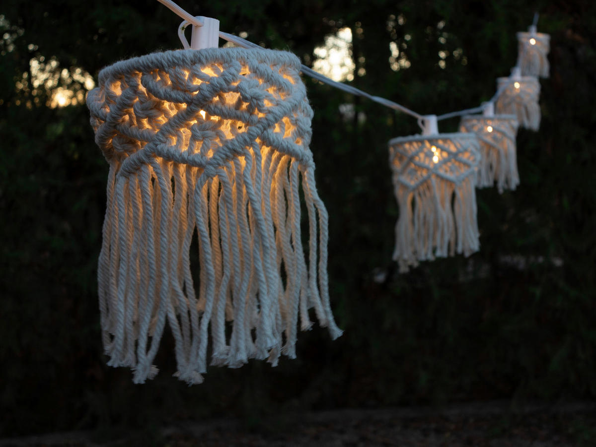 LED-Lichterkette weiß B/H/L: ca. 21,5x13,5x800 cm MYKONOS - weiß (800,00/21,50/13,50cm) - NewGarden