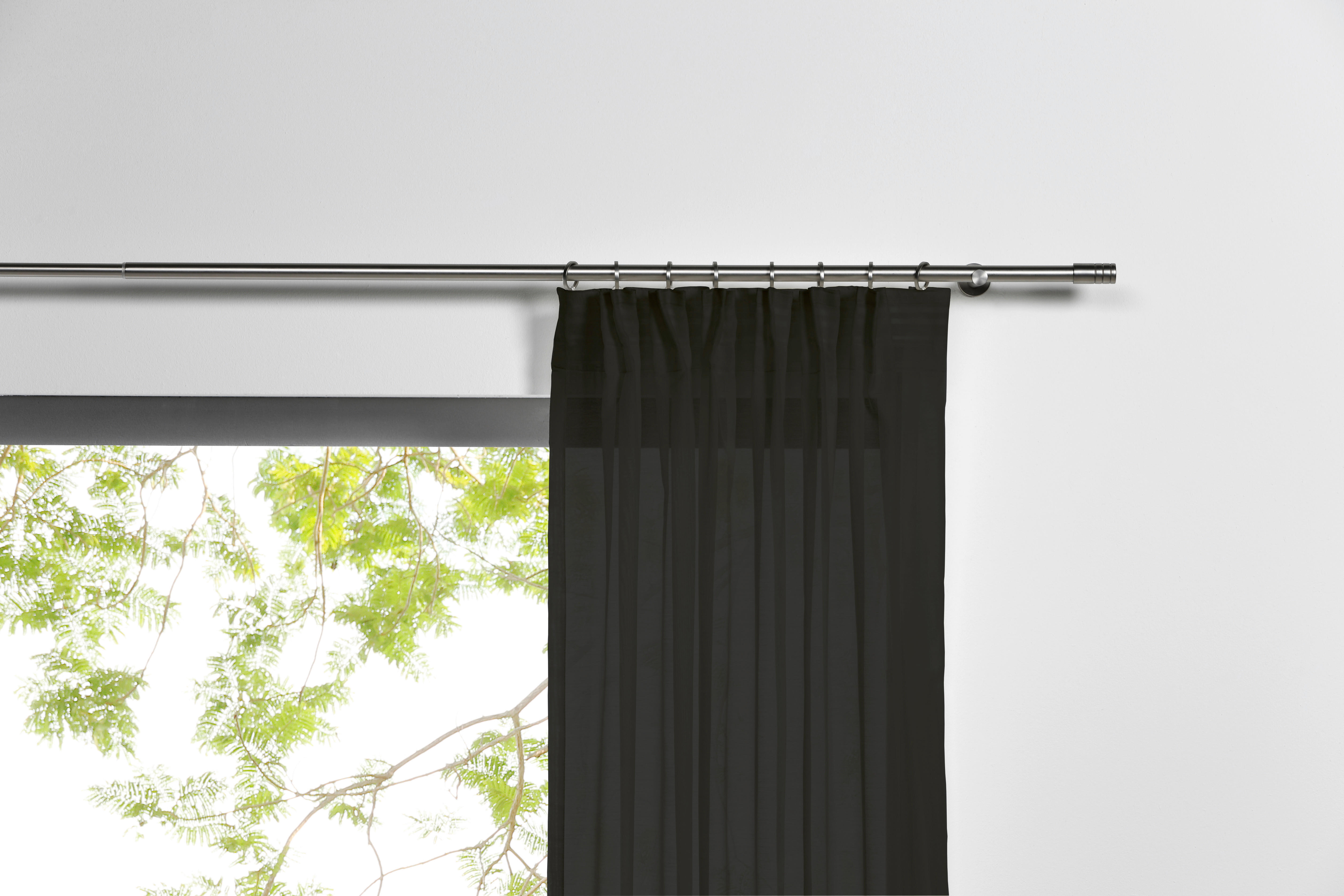 Kombivorhang 2er Pack Pure schwarz B/L: ca. 135x300 cm Pure - schwarz (135,00/300,00cm)