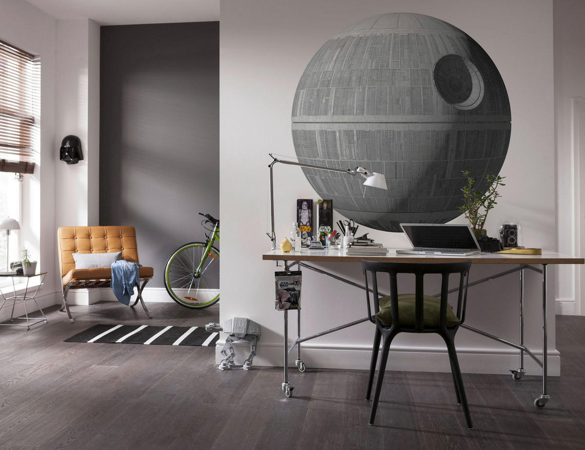 Komar Fototapete Star Wars XXL Death Star B/L: ca. 127x127 cm Star Wars XXL Death Star - (127,00/127,00cm) - Komar