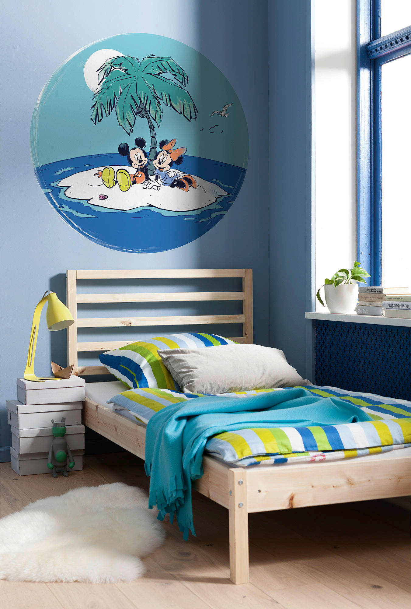 Komar Fototapete Mickey and Minnie Remote Island D: ca. 125 cm Mickey and Minnie Remote Island - (125,00cm) - Komar