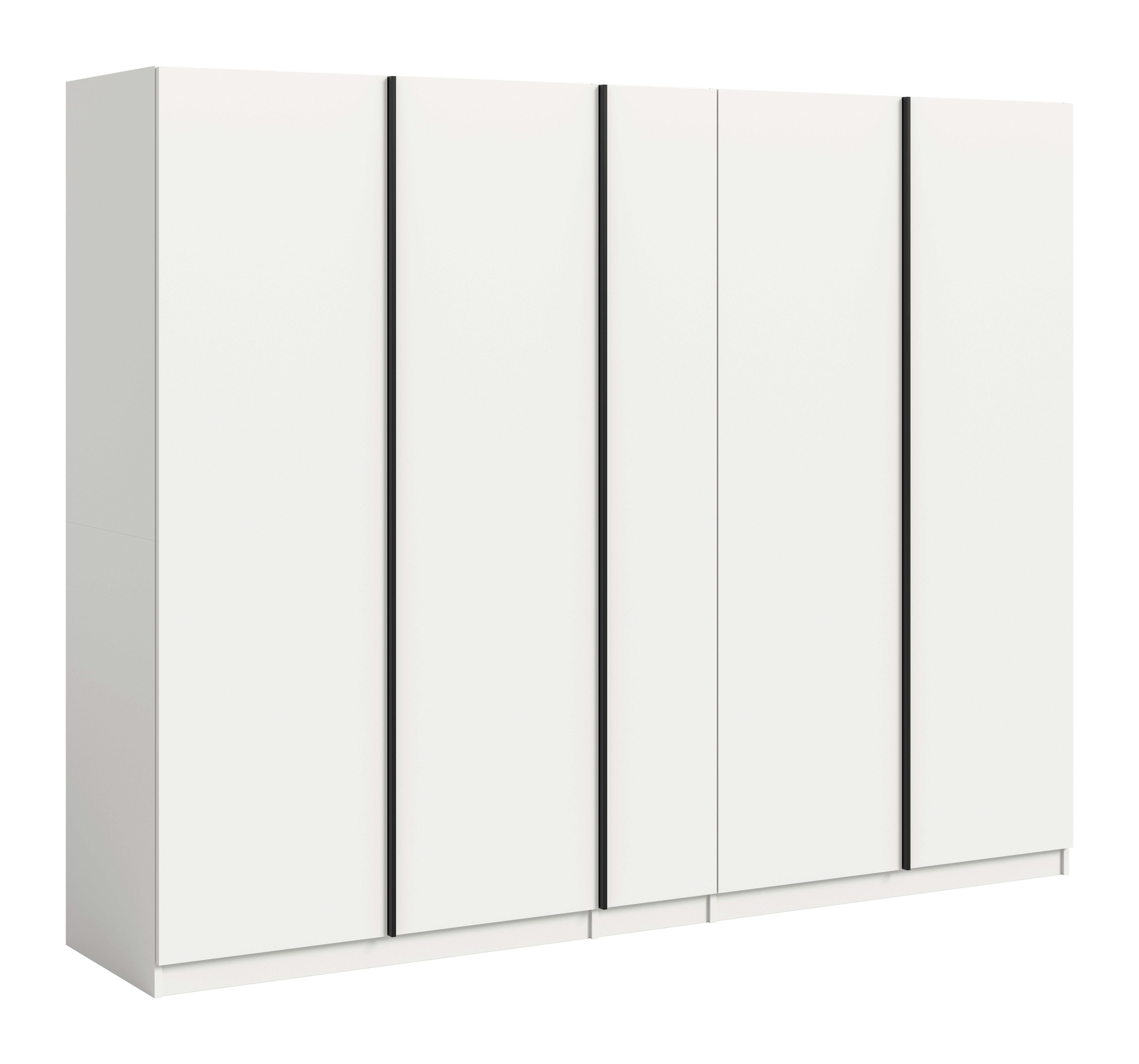 Kleiderschrank OAKLAND weiß B/H/T: ca. 230x183x53 cm OAKLAND - weiß (230,00/183,00/53,00cm) - xonox.home