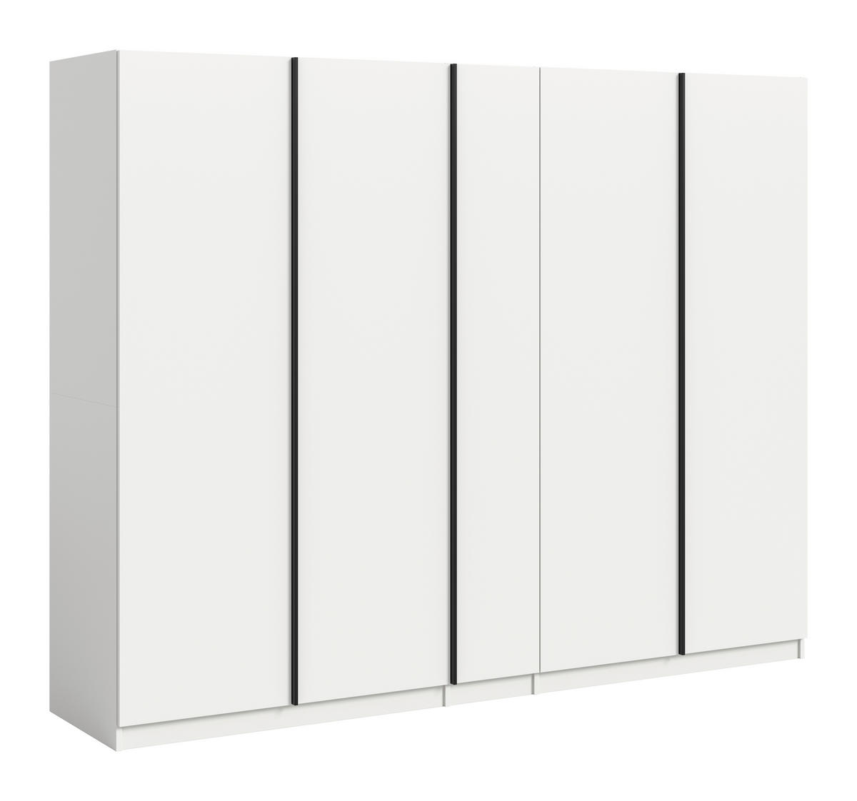 Kleiderschrank OAKLAND weiß B/H/T: ca. 230x183x53 cm OAKLAND - weiß (230,00/183,00/53,00cm) - xonox.home