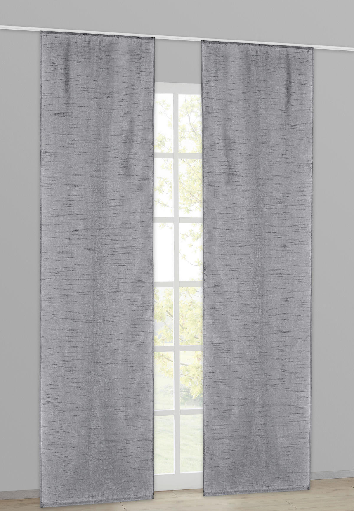 Schiebevorhang Taifun silber B/L: ca. 60x245 cm Taifun - silber (60,00/245,00cm) - Acus