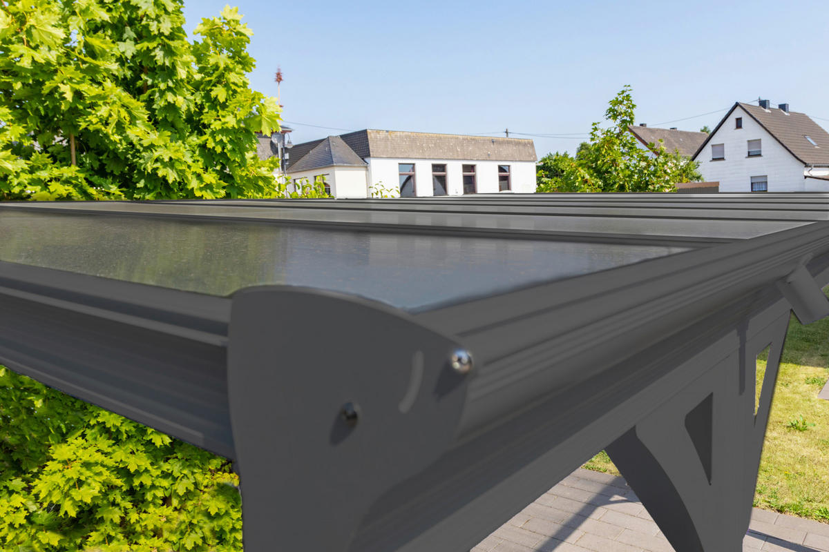 Westmann Carport 15m² B/H/L: ca. 305x232x503 cm 15m² - anthrazit (503,00/305,00/232,00cm) - Westmann