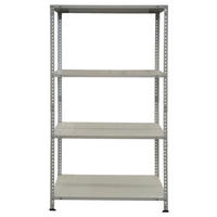 Schraubregal weiß B/H/T: ca. 75x150x30 cm Schraubregal 150x75x30cm W - weiß (75,00/150,00/30,00cm)