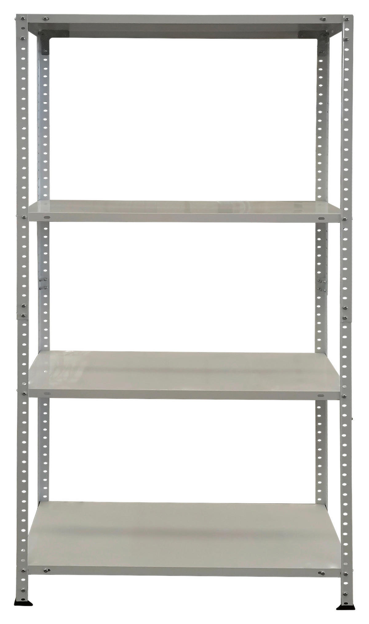 Schraubregal weiß B/H/T: ca. 75x150x30 cm Schraubregal 150x75x30cm W - weiß (75,00/150,00/30,00cm)
