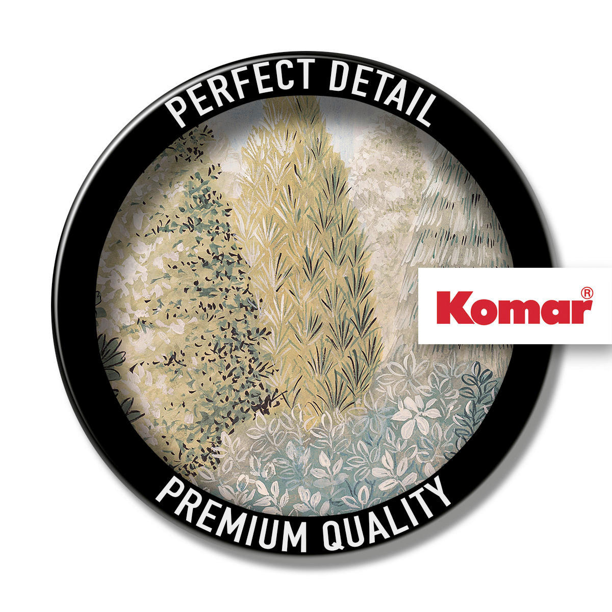 Komar Fototapete Painted Woods B/L: ca. 400x250 cm Painted Woods - (400,00/250,00cm) - Komar