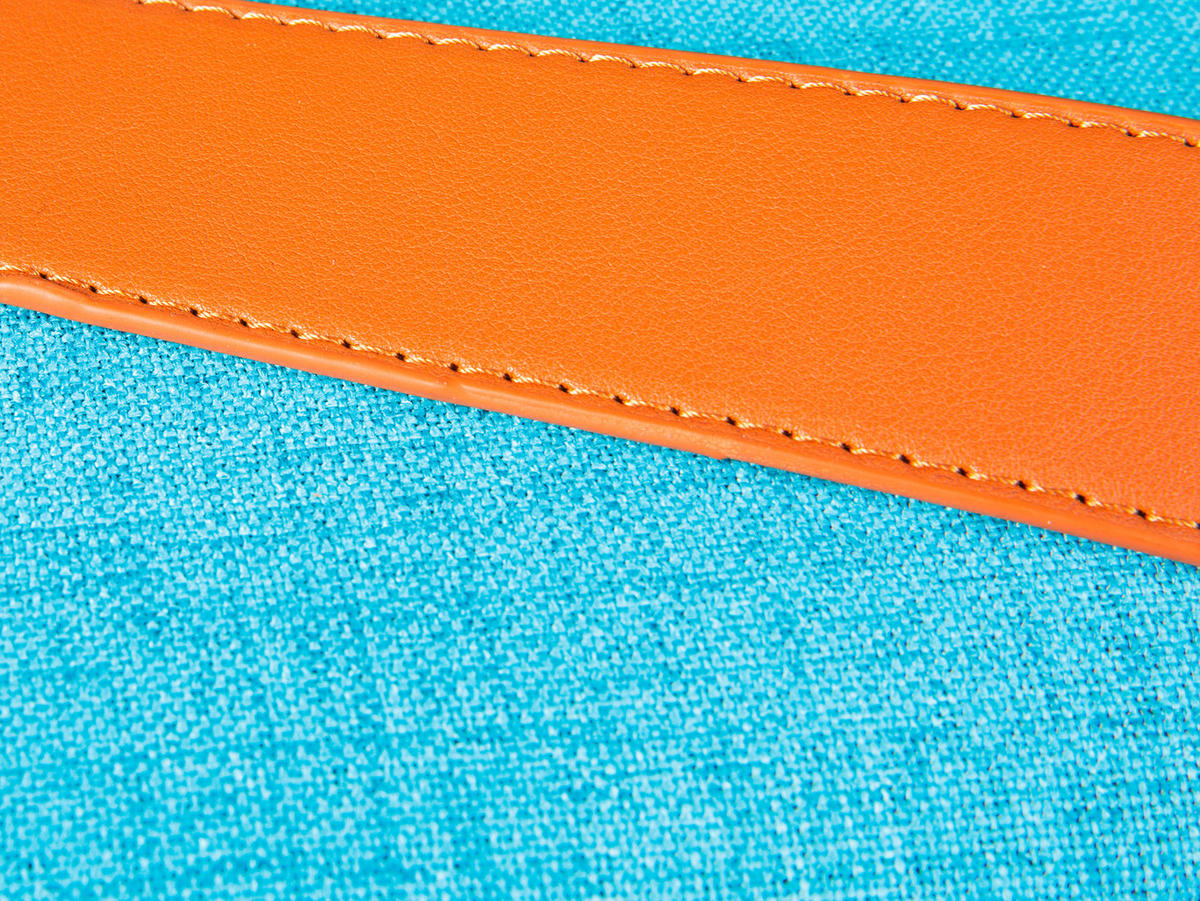 Inter Link Hocker Dilia hellblau MDF B/H/T: ca. 42x36x30 cm Dilia - hellblau (42,00/36,00/30,00cm) - Inter Link