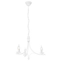 Lamkur Pendelleuchte LUCY 44149 weiß Stahl H/L: ca. 100x50 cm E14 3 Brennstellen Lucy - weiß (50,00cm) - Lamkur