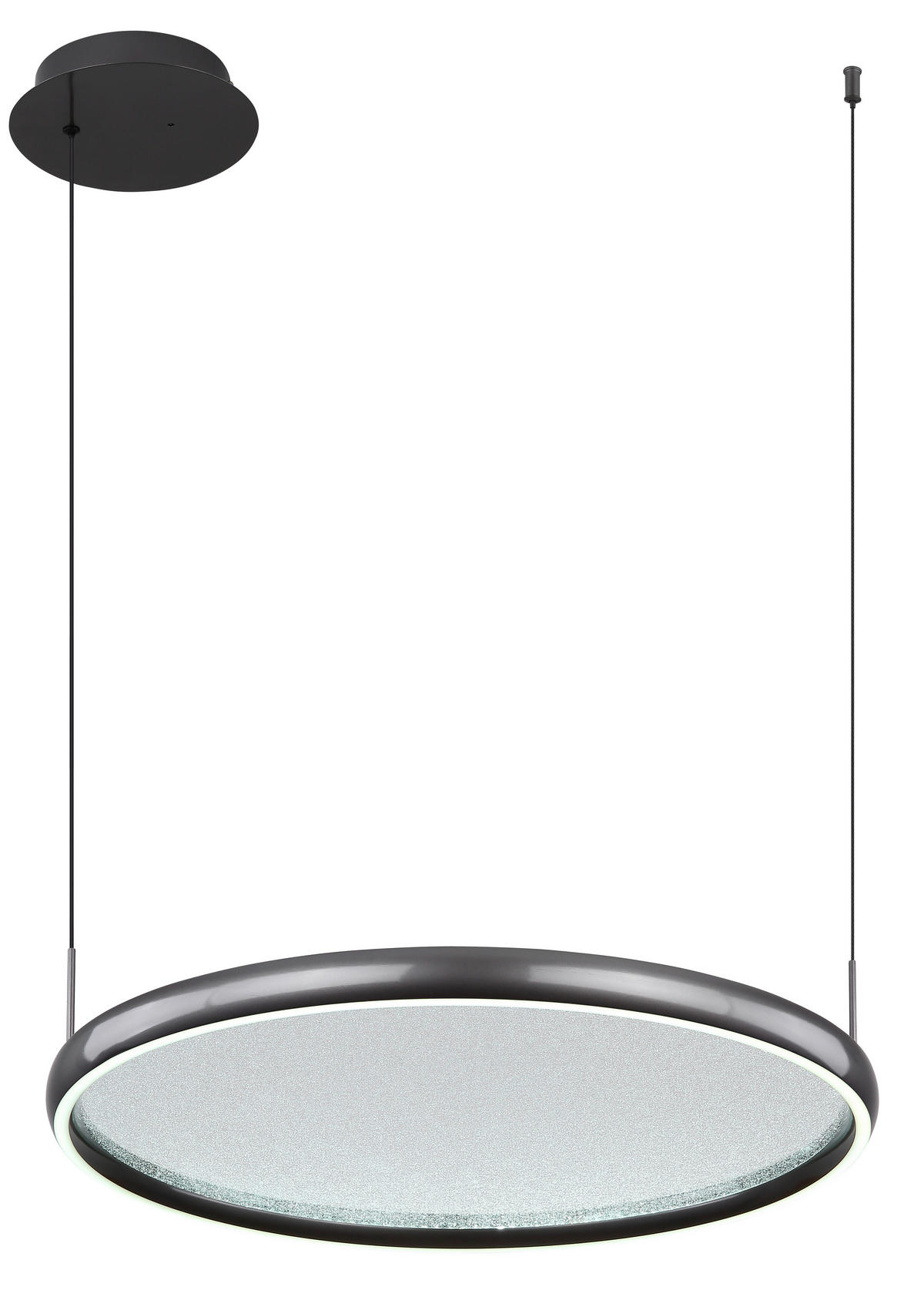 GLOBO LED-Pendelleuchte schwarz Metall Aluminium B/H/L: ca. 60x150x63 cm 1.0 Brennstellen BRIGGS - schwarz (63,00/60,00/150,00cm) - GLOBO