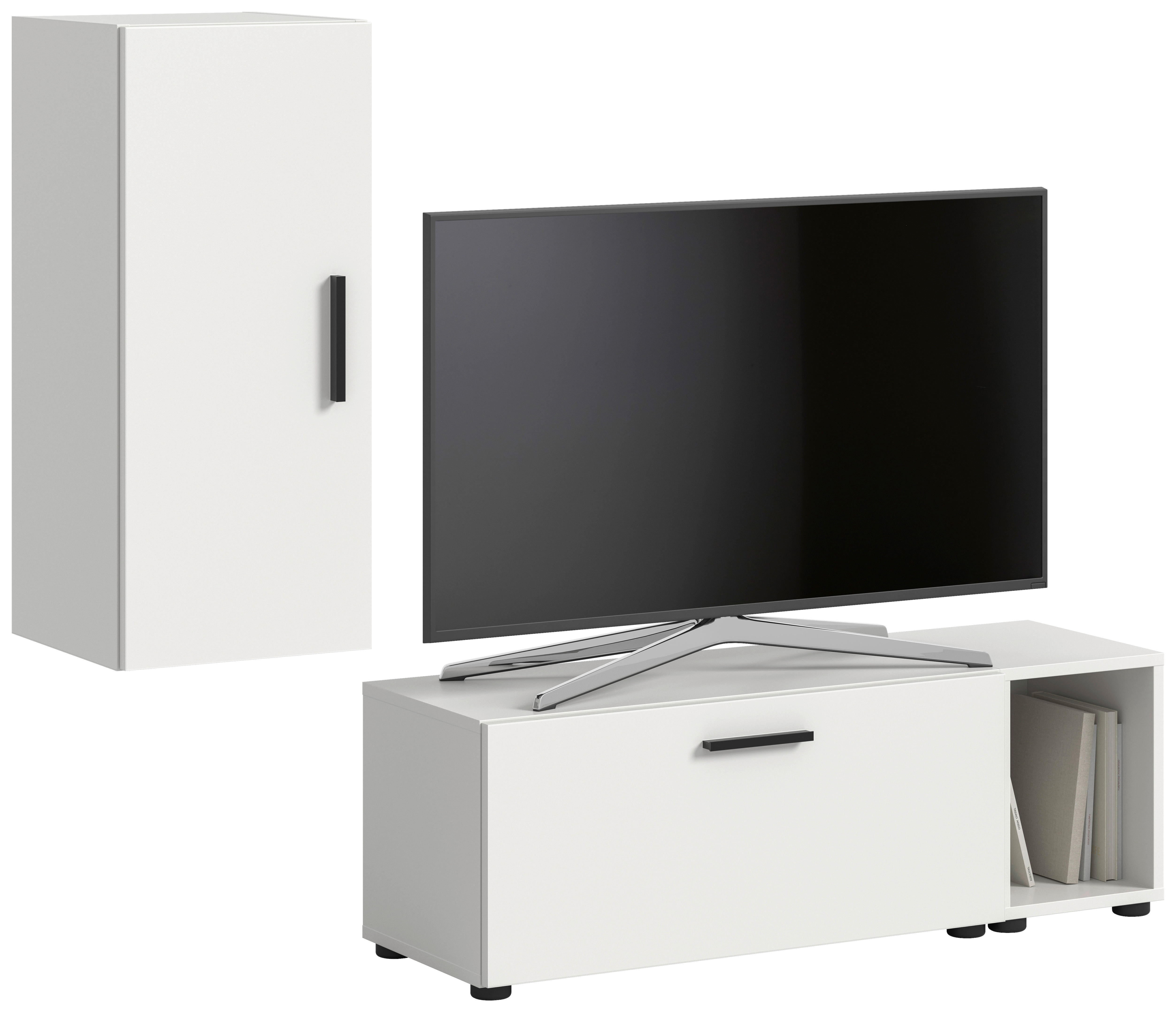 Wohnwand-Set TheOne weiß B/H/T: ca. 75x32x34 cm TheOne - weiß (75,00/32,00/34,00cm)