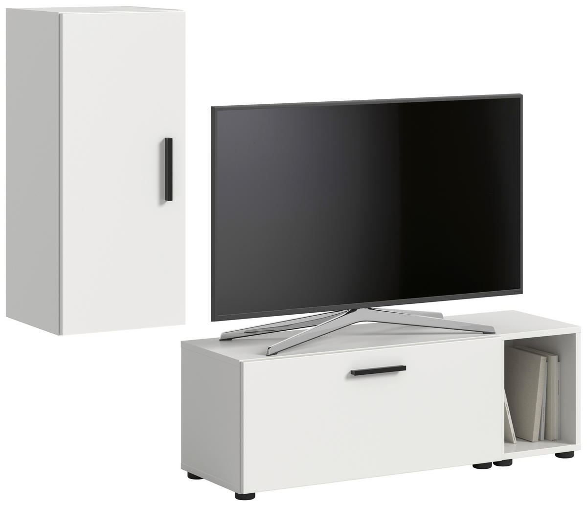 Wohnwand-Set TheOne weiß B/H/T: ca. 75x32x34 cm TheOne - weiß (75,00/32,00/34,00cm)