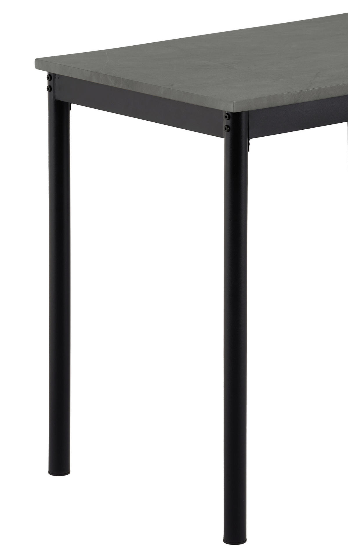 schwarz Beton Metall B/H/T: ca. 75x74x55 cm Marten_Küchentisch_JX-18A638 - Beton/schwarz (75,00/74,00/55,00cm)