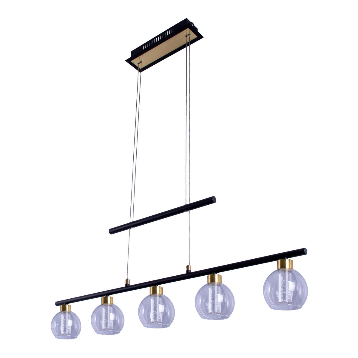 Näve Leuchten Pendelleuchte NV7093222 Brass - schwarz (10,00/150,00/90,00cm) - Näve Leuchten