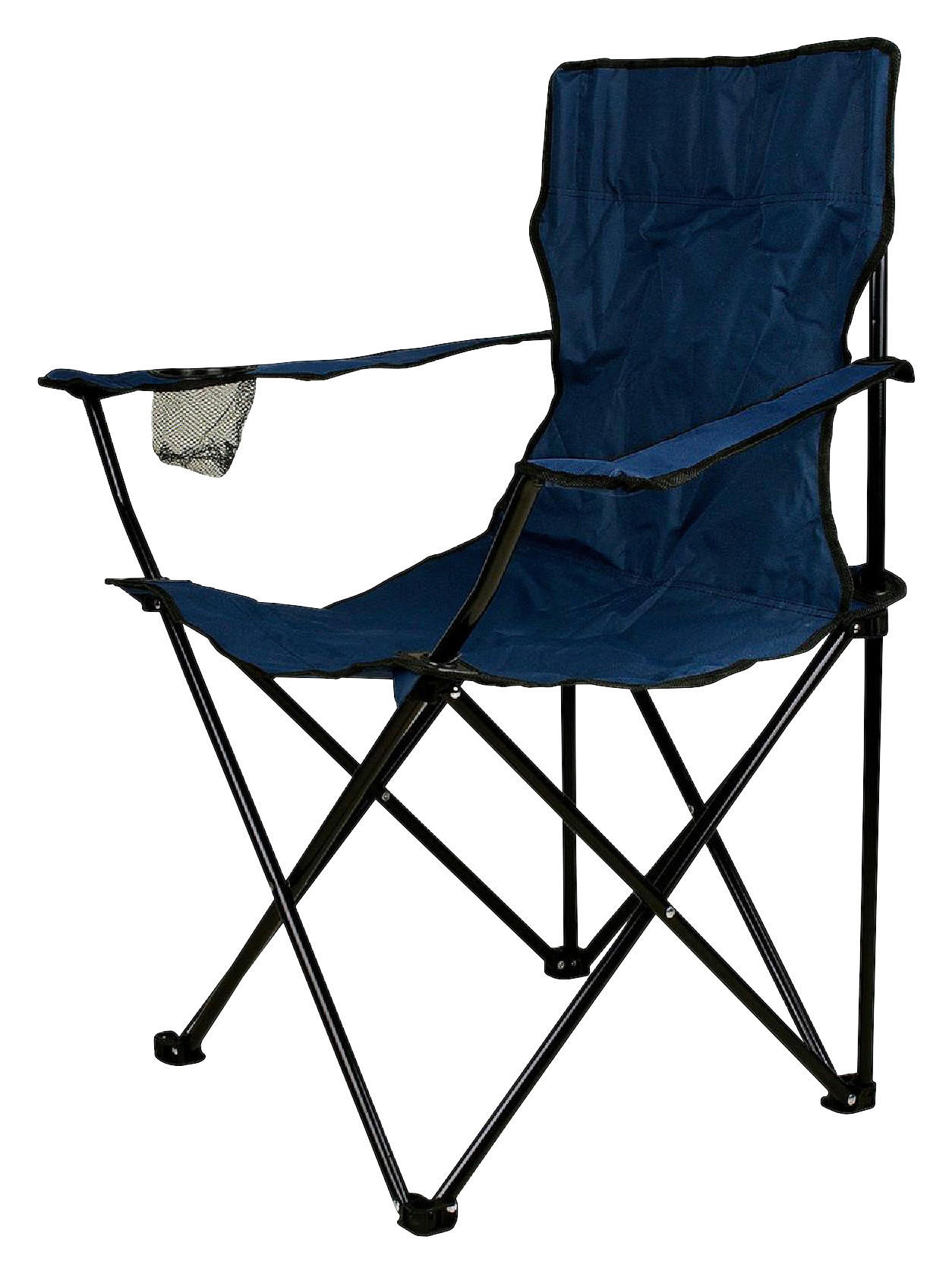 VCM Campingstuhl blau Polyester-Mischgewebe B/H/T: ca. 85x85x50 cm Campingstuhl - blau (85,00/85,00/50,00cm) - VCM