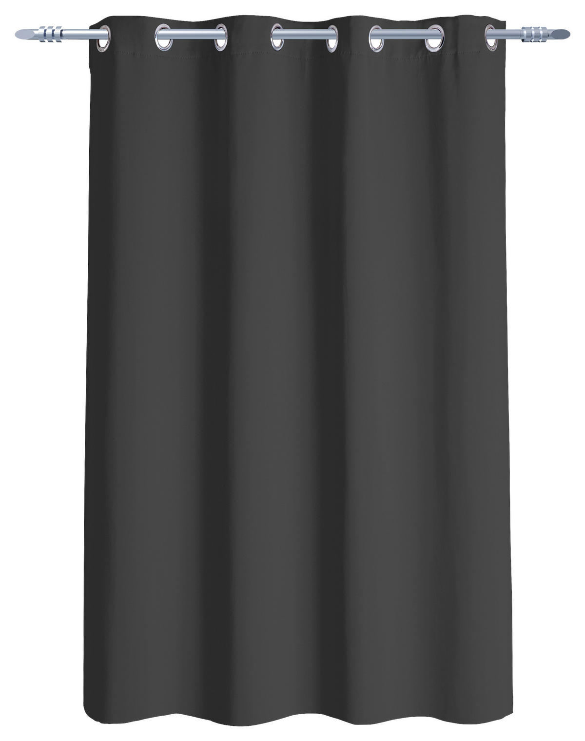 Ösenvorhang Verona anthrazit B/L: ca. 140x145 cm Verona - anthrazit (140,00/145,00cm)