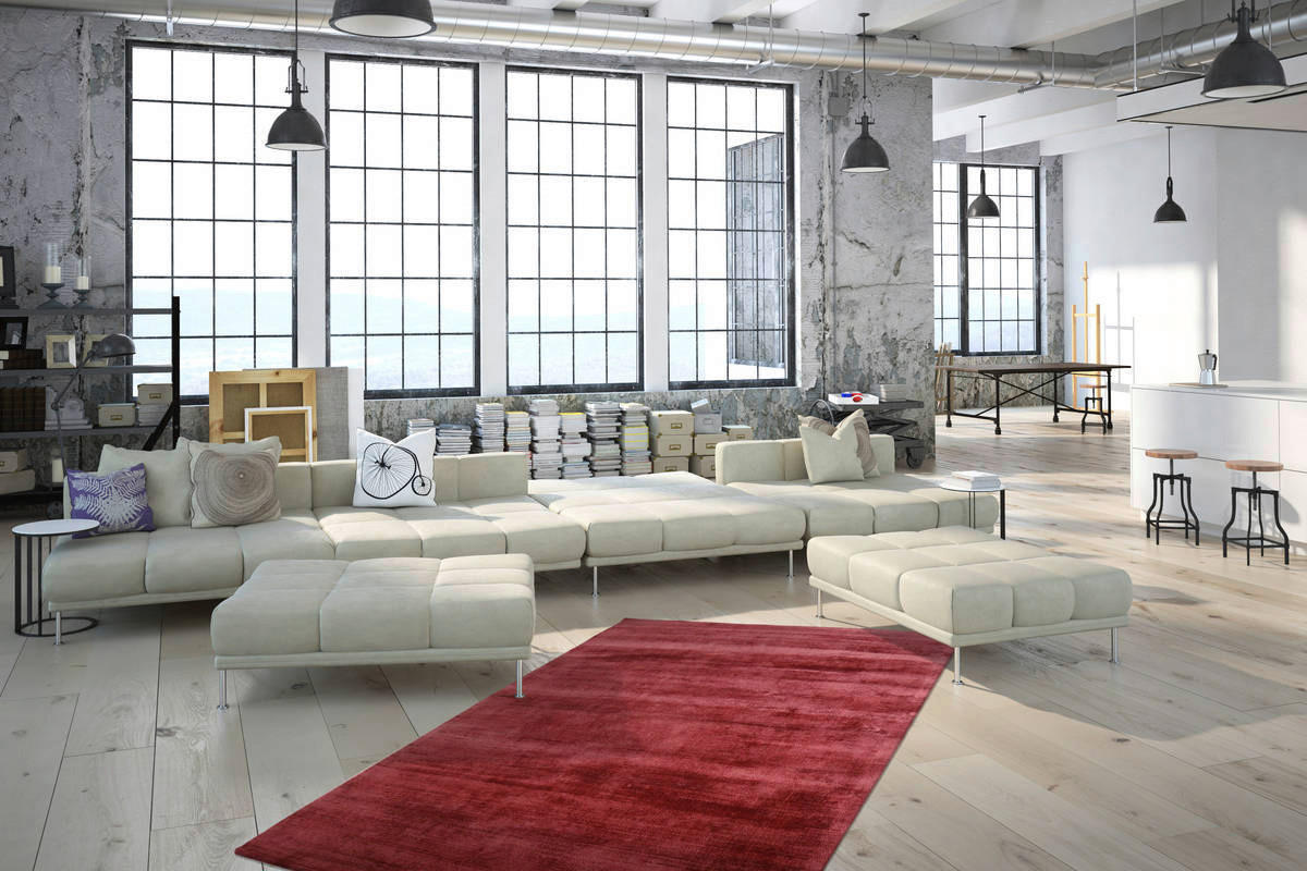 360Living Teppich Luxury rot B/L: ca. 160x230 cm Luxury - rot/violett (160,00/230,00cm) - 360Living